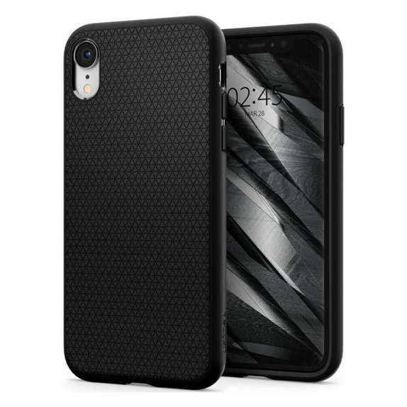 Custodia Liquid Air per iPhone XR, Black, Spigen