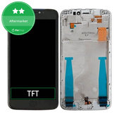 Schermo per Motorola Moto E4 Plus XT1771, Gray, Vetro touch con cornice
