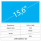 15.6" LCD Slim Matte 30 pin Full HD