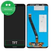Schermo LCD per Huawei Honor 7X, Black, Vetro touch senza cornice