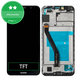 Schermo per Huawei Y6 (2018), Black, Vetro touch con cornice
