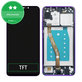 Schermo per Huawei P Smart Plus (Nova 3i), Iris Purple, Vetro touch con cornice