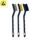 Kit di spazzole antistatiche ESD per la pulizia dei connettori 3pcs