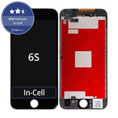 Schermo In-Cell per iPhone 6S, Black, Vetro touch con cornice, FixPremium