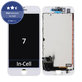 Schermo In-Cell per iPhone 7, White, Vetro touch con cornice, FixPremium