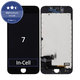 Schermo In-Cell per iPhone 7, Black, Vetro touch con cornice, FixPremium