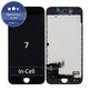Schermo In-Cell per iPhone 7, Black, Vetro touch con cornice, FixPremium