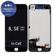 Schermo In-Cell per iPhone 8, SE (2020), SE (2022), Black, Vetro touch con cornice, FixPremium