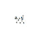 Set viti inferiori P5 pentalobe per MacBook Air 13" A1369 (Late 2010 - Mid 2011), A1466 (Mid 2012 - Mid 2017)
