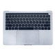 Top case con tastiera US, microfono, trackpad e altoparlanti per MacBook Pro 13" A1706 (Late 2016 - Mid 2017), Silver