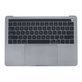 Top case con tastiera US, microfono, trackpad e altoparlanti per MacBook Pro 13" A1706 (Late 2016 - Mid 2017), Space Gray