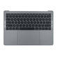 Top case con tastiera US, microfono, trackpad e altoparlanti per MacBook Pro 13" A1708 (Late 2016 - Mid 2017), Space Gray