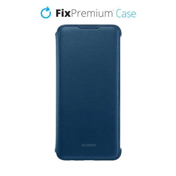Custodia Wallet con copertura per Huawei P Smart 2019, Blue, Huawei