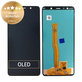 Schermo per Samsung A7 A750F (2018), Vetro touch senza cornice, GH96-12078A, Genuine Service Pack