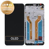 Schermo per Asus Zenfone Max Pro ZB602KL, Deepsea Black, Vetro touch con cornice, 90AX00T1-R20010, Genuine Service Pack