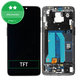 Schermo per OnePlus 6, Midnight Black, Vetro touch con cornice