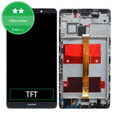 Schermo per Huawei Mate 8, Space Gray, Vetro touch con cornice