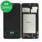 Schermo per LG K8 M200N (2017), Black, Vetro touch con cornice