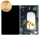 Schermo per Samsung Galaxy Tab S4 10.5" T830, T835, Black, Vetro touch con cornice, GH97-22199A, Genuine Service Pack