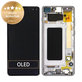 Schermo per Samsung S10 Plus G975F, Prism Black, Vetro touch con cornice, GH82-18849A, GH82-18857A, GH82-18834A, Genuine Service Pack