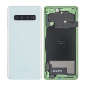 Cover batteria per Samsung S10 G973F, Prism White, GH82-18378F, Genuine Service Pack