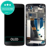 Schermo OLED per Blackberry DTEK60, Black, Vetro touch con cornice