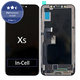 Schermo In-Cell per iPhone XS, Vetro touch con cornice, FixPremium