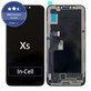 Schermo In-Cell per iPhone XS, Vetro touch con cornice, FixPremium