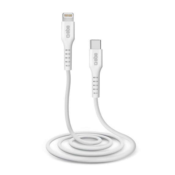 Cavo da Lightning a USB-C 1 m, White, SBS