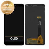 Schermo LCD per Google Pixel 3a, Vetro touch senza cornice, 20GS4BW0001, Genuine Service Pack