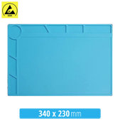 Tappetino in silicone antistatico ESD termoresistente 34 x 23cm