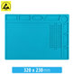 Tappetino in silicone antistatico ESD termoresistente 32 x 23cm