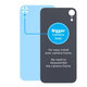 Vetro scocca posteriore con fGold fotocamera più grande per iPhone XR, Blue