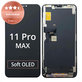 Schermo per iPhone 11 Pro Max, Vetro touch con cornice, Refurbished