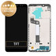 Schermo per Xiaomi Redmi Note 5 Pro, Black, Vetro touch con cornice, 560610027033, Genuine Service Pack