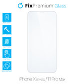 Vetro temperato per iPhone XS Max e 11 Pro Max, FixPremium