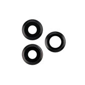 Set lente fotocamera posteriore con frame 3 pz per iPhone 11 Pro, 11 Pro Max, Space Gray