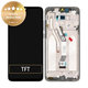 Schermo per Xiaomi Redmi Note 8 Pro, Mineral Grey, Vetro touch con cornice, 56000500G700, 5601100040B6, Genuine Service Pack