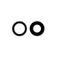 Lente fotocamera posteriore 2 pz per iPhone 11