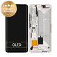 Schermo per Xiaomi Mi Note 10, Mi Note 10 Pro, Glacier White, Vetro touch con cornice, 56000200F400, Genuine Service Pack