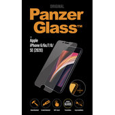 Vetro temperato Steard Fit per iPhone SE 2020, 8, 7, 6s, 6, Transparent, PanzerGlass