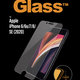 Vetro temperato Steard Fit per iPhone SE 2020, 8, 7, 6s, 6, Transparent, PanzerGlass