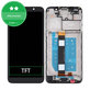Schermo per Motorola Moto E6 Play, Black, Vetro touch con cornice