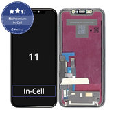 Schermo In-Cell FHD per iPhone 11, Vetro touch con cornice, FixPremium