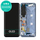 Schermo OLED per Xiaomi Mi 10, Twilight Grey, Vetro touch con cornice