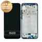 Schermo per Xiaomi Mi A3, Not just Blue, Vetro touch con cornice, 5610100380B6, Genuine Service Pack