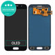 Schermo OLED per Samsung A3 A320F (2017), Black, Vetro touch senza cornice