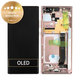 Schermo per Samsung Note 20 Ultra N986B, Mystic Bronze, Vetro touch con cornice, GH82-23596D, GH82-23511D, GH82-23621D, GH82-23622D, GH82-23597D, GH82-31459D, Genuine Service Pack