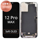 Schermo per iPhone 12 Pro Max, Vetro touch con cornice, Refurbished
