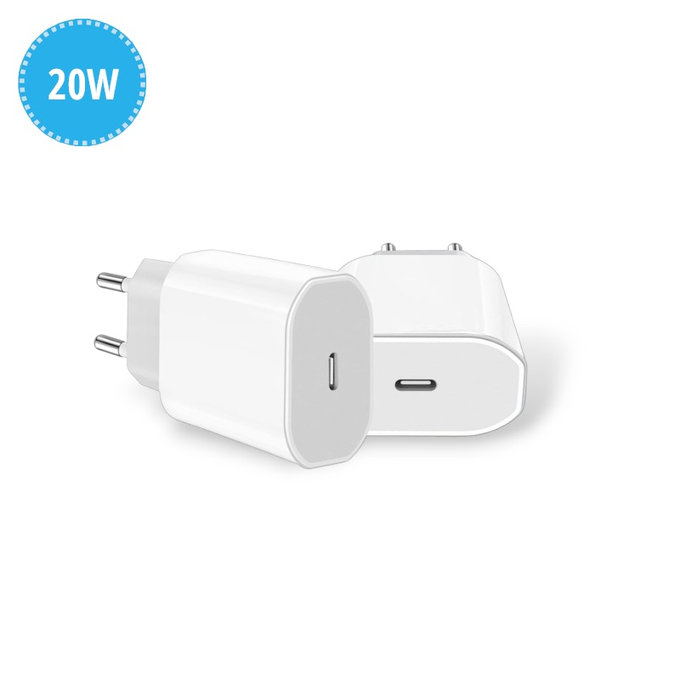 Adattatore di ricarica USB-C 20W, Compatibile con Apple